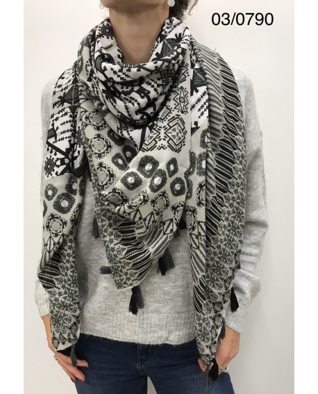 LOSANGES - FOULARD CARRE