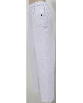 Pantalon coton ÉCRU