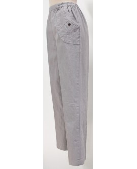 Pantalon coton GRIS