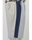 Pantalon 100% polyester bleu clair