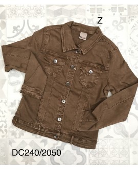 DC240 - VESTE JEAN COULEUR